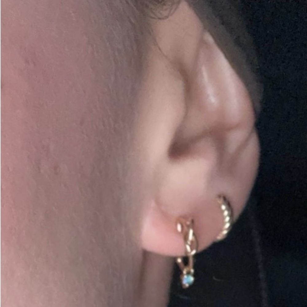 Wwake Gentle Practice Opal Hoop
Earrings (Pair) - Picture 6 of 7